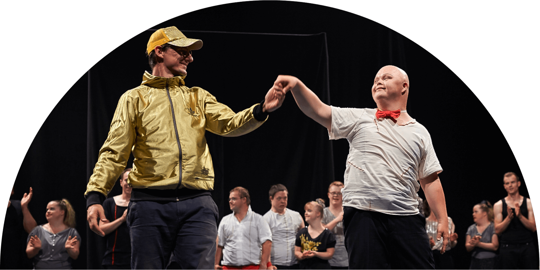 Hagen Häsler und Tandem-Partner Phillip Meyhöfer beim Berlin Circus Festival.